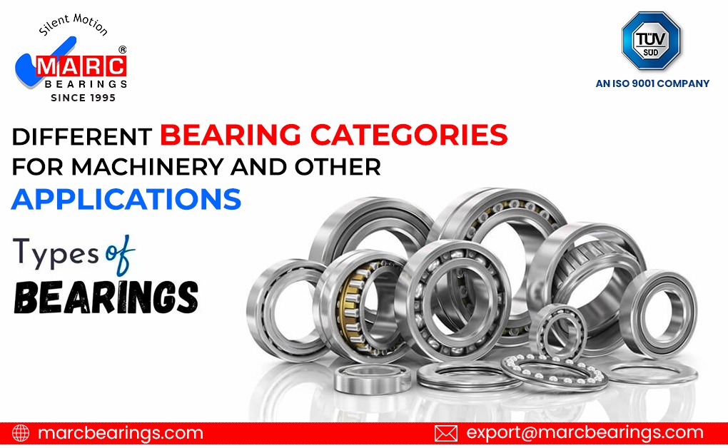 Different Bearing Categories For Machinery and Other Applications